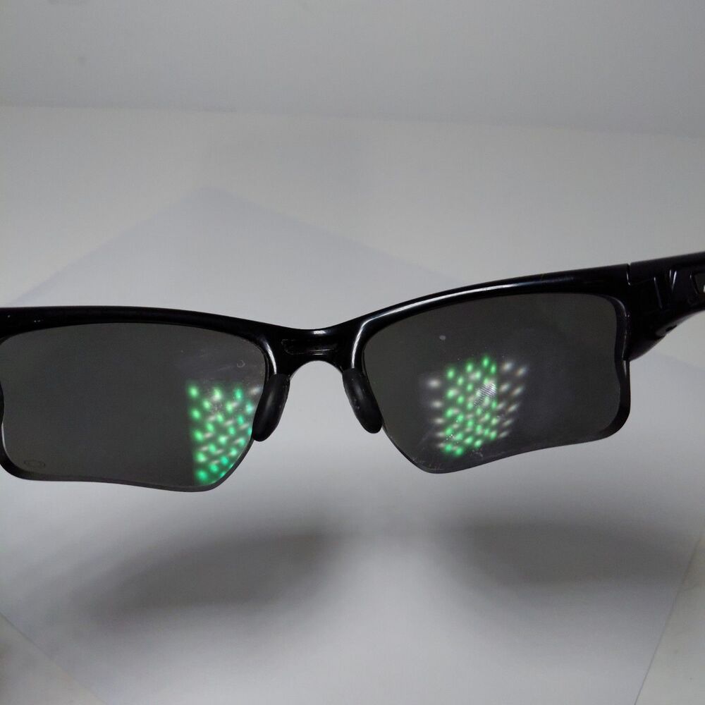 Oakley Half Jacket 2.0 Rx Sunglasses Black Iridium XLJ Gunmetal Icons - Picture 9 of 10